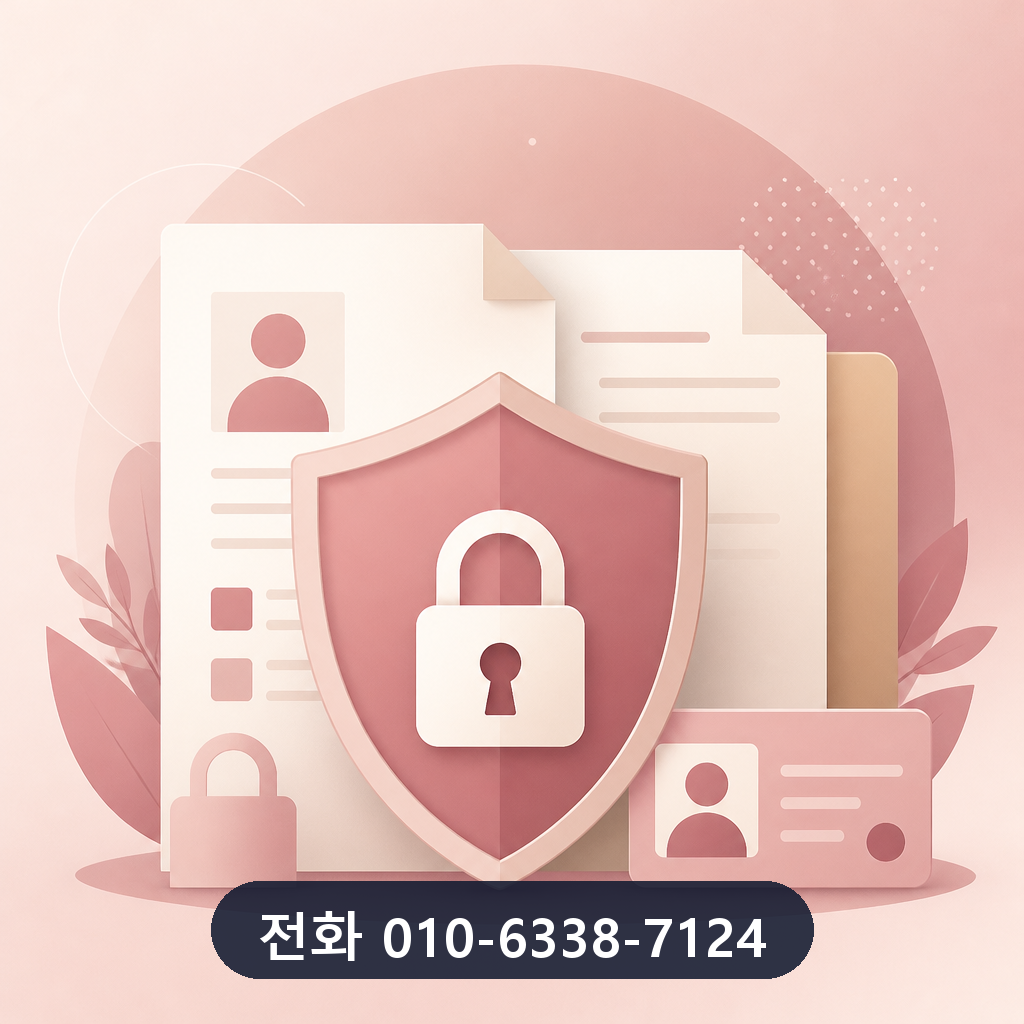 신용카드 포인트 현금화 개인정보 보호 이미지
